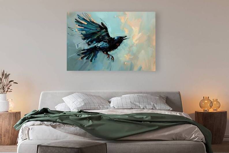 Azure Crow Ascendant P8N2D3 55 by Abstract Rebellion