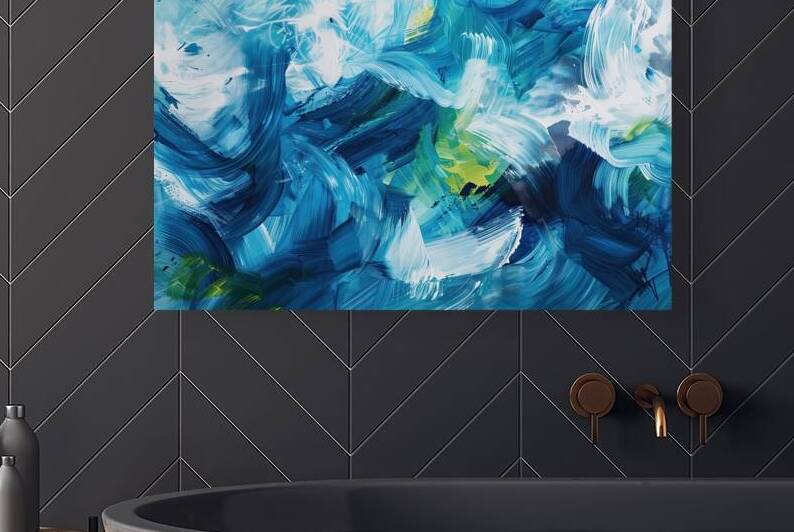 Azure Currents Dance H2N9P4 58 by Abstract Rebellion