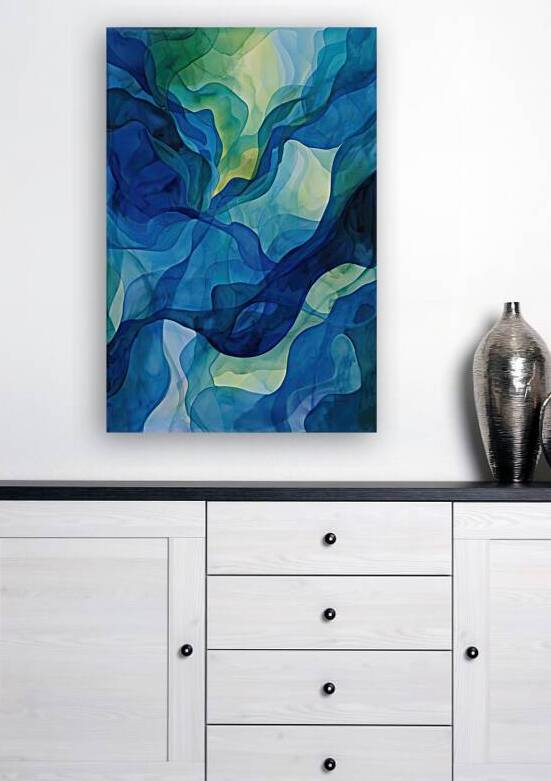 Azure Currents Flow 2H9N7Z 51 by Abstract Rebellion