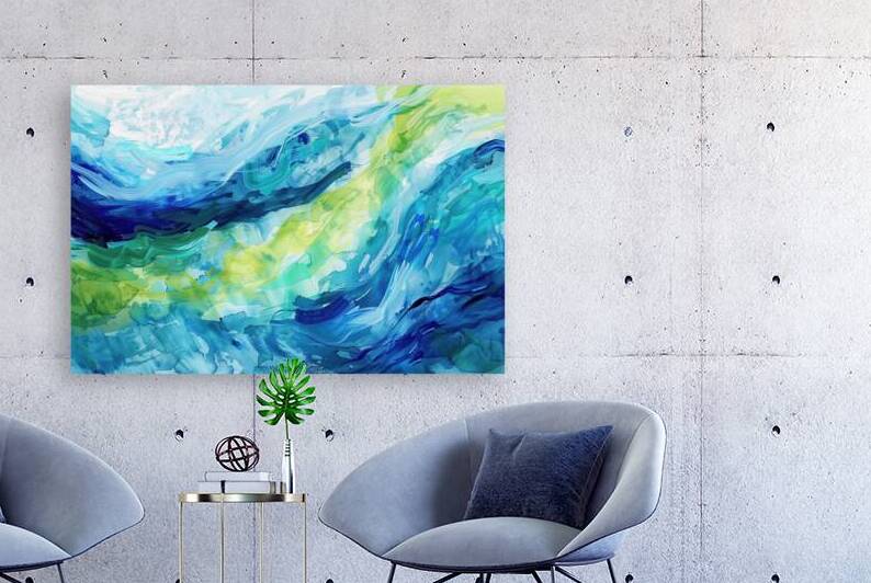 Azure Currents Flow 29H8N 53 by Abstract Rebellion