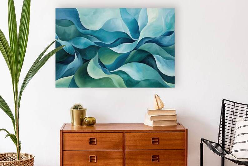 Azure Currents Flow 2H9N3Z 57 by Abstract Rebellion