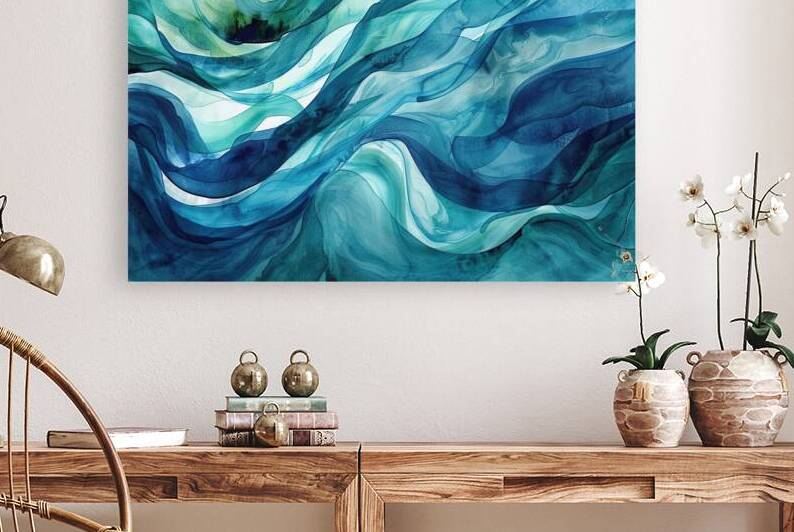 Azure Currents Flow 29H7N 45 by Abstract Rebellion