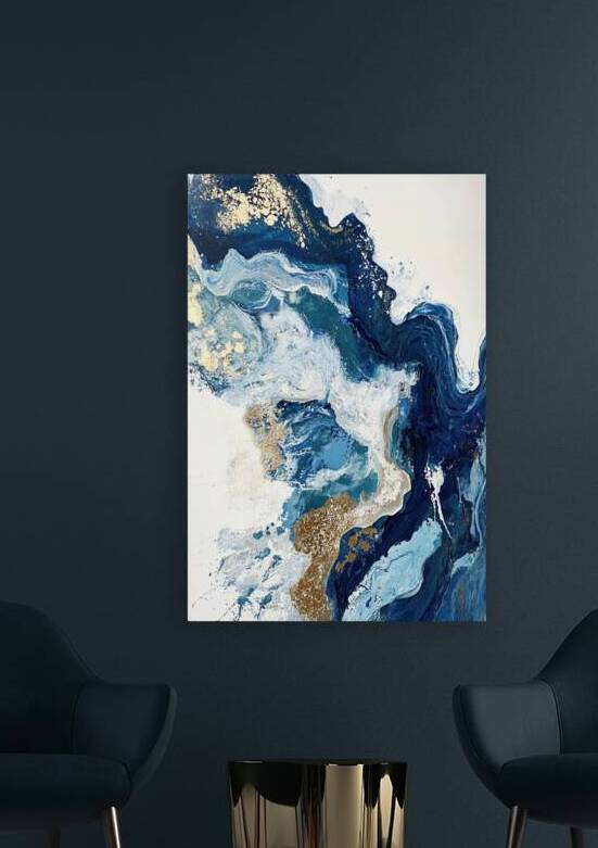 Azure Currents Gold Rush 2H9N3Z 58 by Abstract Rebellion