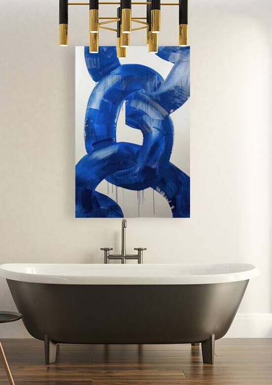 Azure Currents Intertwined H29PNZ 60 by Abstract Rebellion