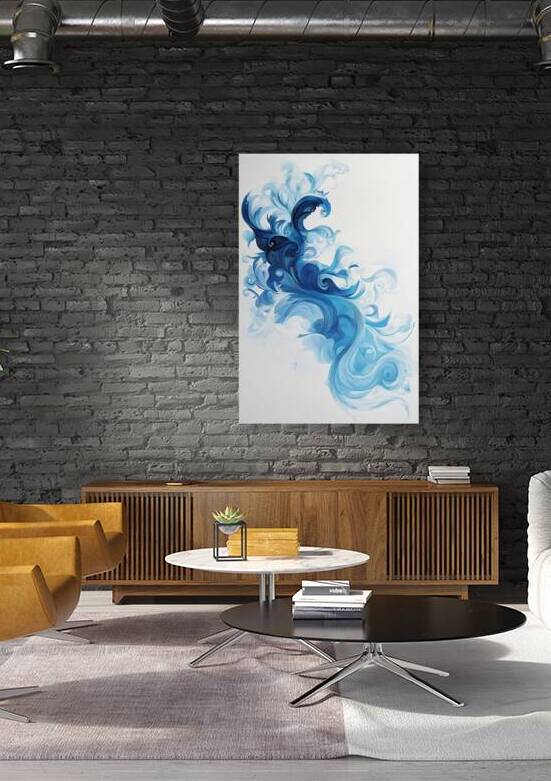 Azure Dance Of Currents Y9H2N8 58 by Abstract Rebellion