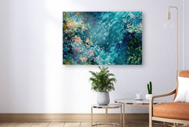 Azure Depths Echoes H92P3N 50 by Abstract Rebellion