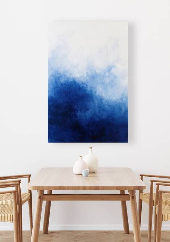 Azure Depths Echoing Light 7P3H2N 48 by Abstract Rebellion