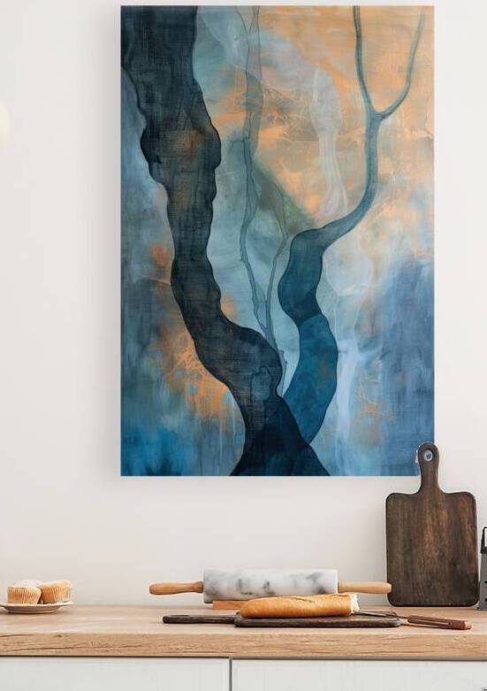 Azure Depths Flowing 7H9N2P 58 by Abstract Rebellion