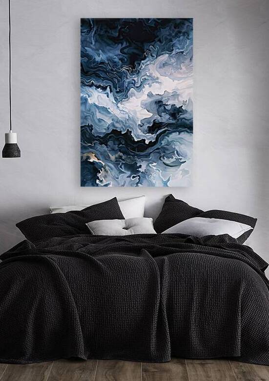 Azure Depths Flowing 2H9N3Z 45 by Abstract Rebellion