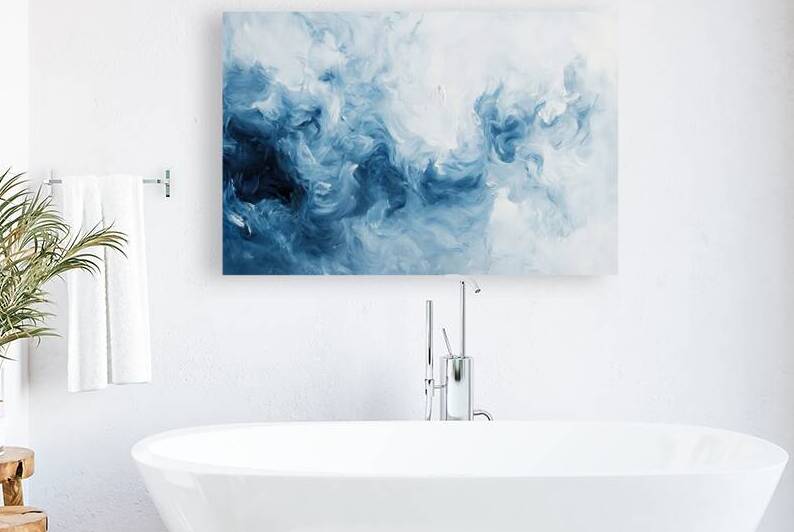 Azure Depths Flowing H3C92N 58 by Abstract Rebellion