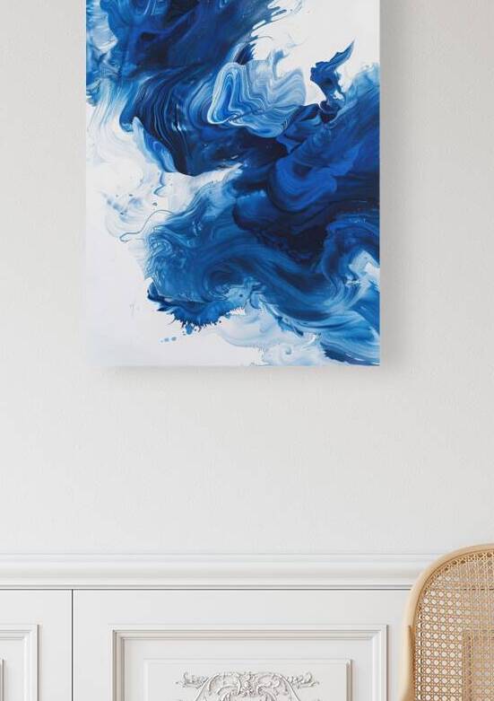 Azure Depths Flowing JH293N 52 by Abstract Rebellion