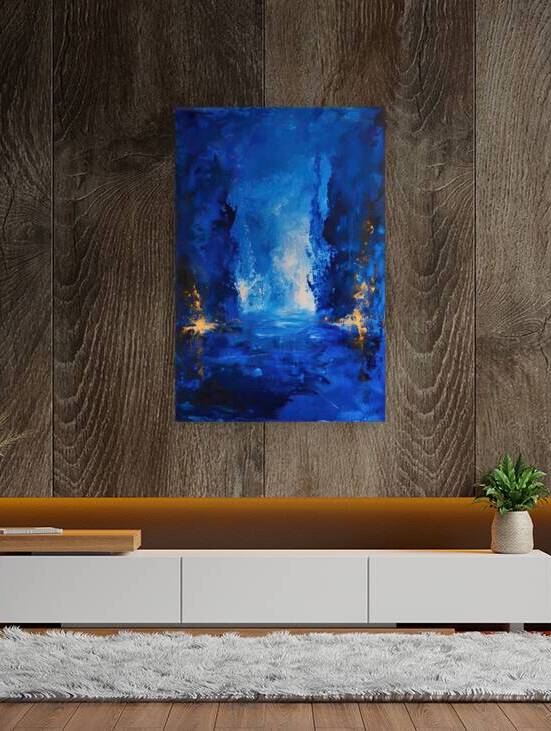Azure Depths Luminous Passage 92DN3H 63 by Abstract Rebellion
