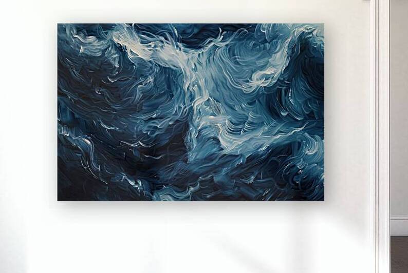 Azure Depths NH3957 55 by Abstract Rebellion