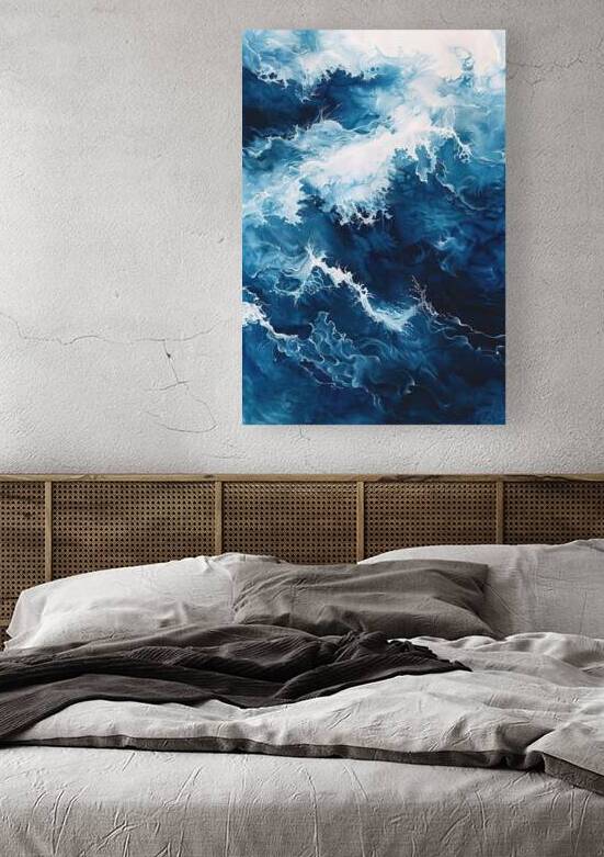 Azure Depths Turbulence Y9N5P2 57 by Abstract Rebellion
