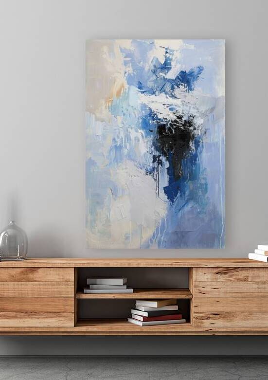 Azure Depths Whispering 7H9N2P 58 by Abstract Rebellion