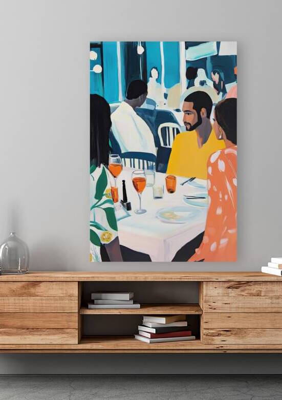 Azure Dinner Party H3N2B9 57 by Abstract Rebellion
