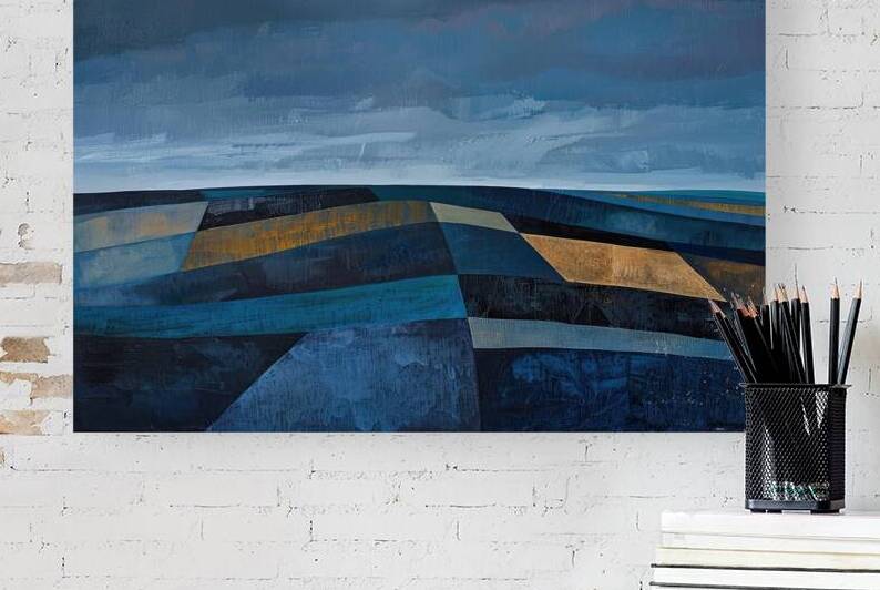 Azure Fields Beneath Clouds H3N9P2 58 by Abstract Rebellion