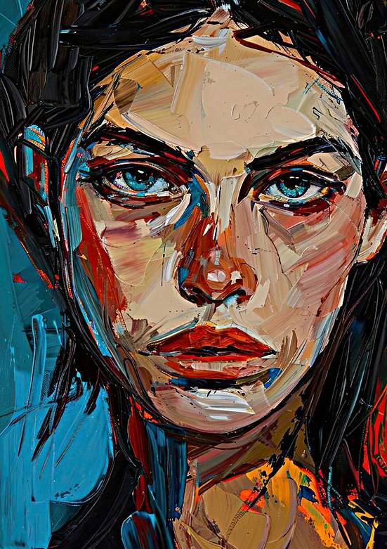 Azure Gaze KJ2834 55 by Abstract Rebellion