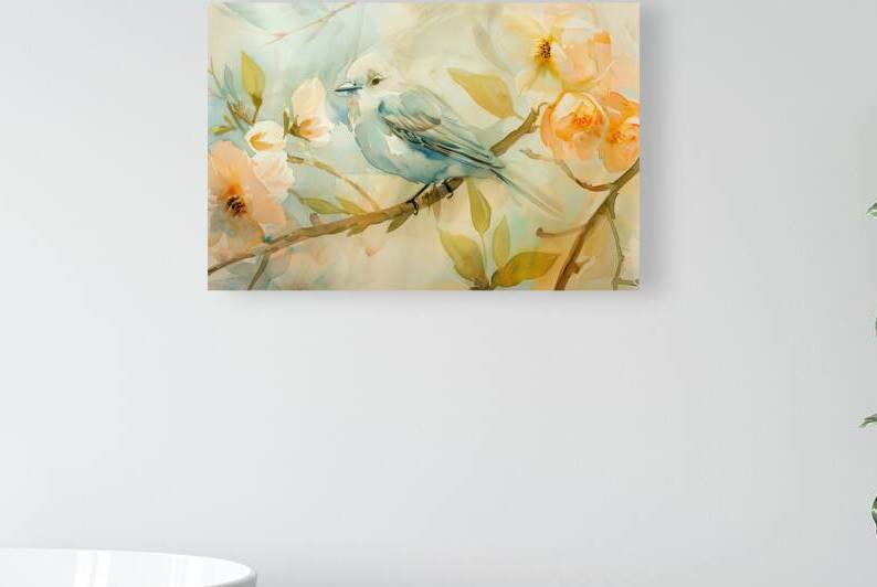Azure Harmony Among Blooms 7P3H9N 45 by Abstract Rebellion