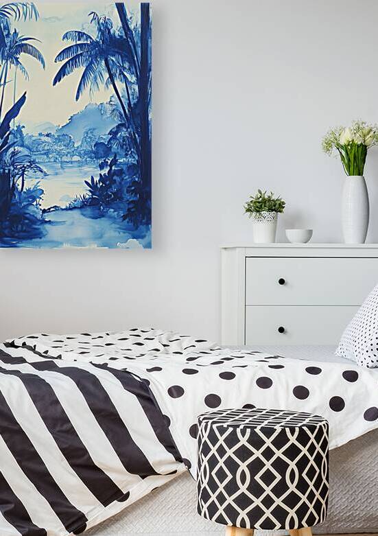 Azure Jungle Reverie Y9N4D2 45 by Abstract Rebellion