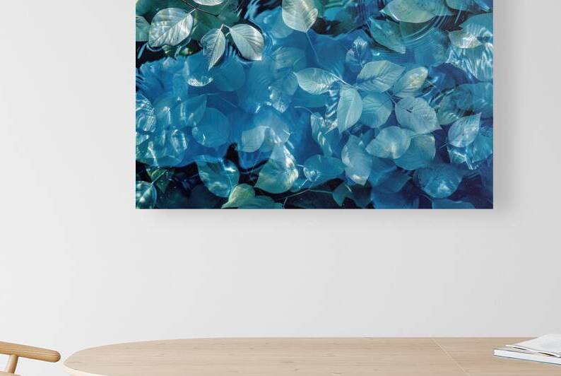 Azure Leaf Drift 2H9N3Z 45 by Abstract Rebellion