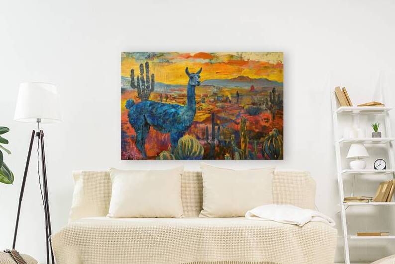Azure Llama Ascends H72N9Z 63 by Abstract Rebellion