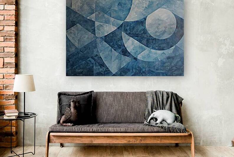 Azure Lunar Echoes Y9H2N7 58 by Abstract Rebellion