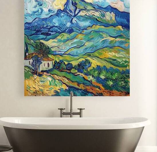 Azure Mountain Majesty H29PNZ 66 by Abstract Rebellion