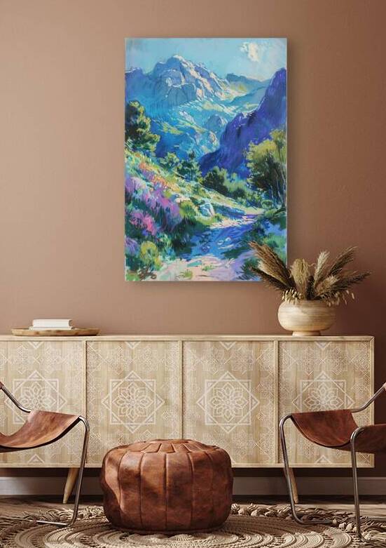 Azure Mountain Pass Y2D9HN 57 by Abstract Rebellion