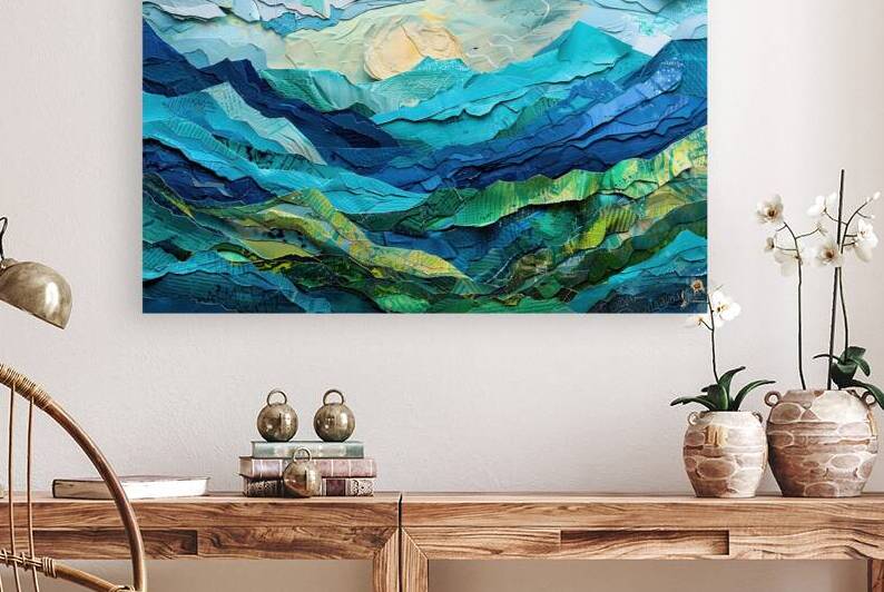 Azure Mountain Vista H29PNV 63 by Abstract Rebellion