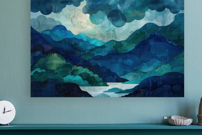 Azure Mountain Vista 7P3N9H 58 by Abstract Rebellion