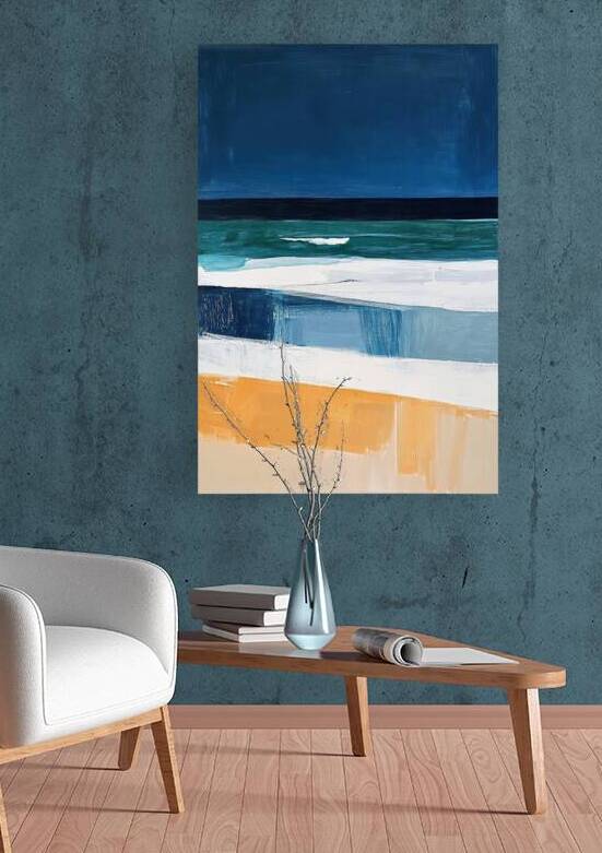 Azure Nocturne Beach H29PNZ 51 by Abstract Rebellion