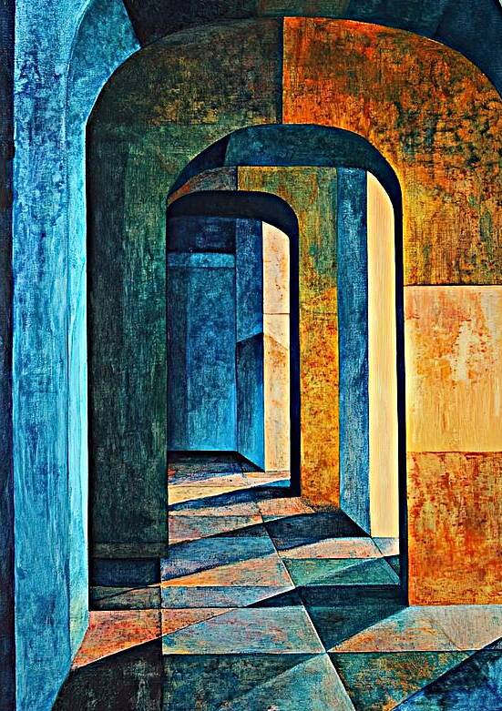 Azure Passage NZ9H2J 62 by Abstract Rebellion