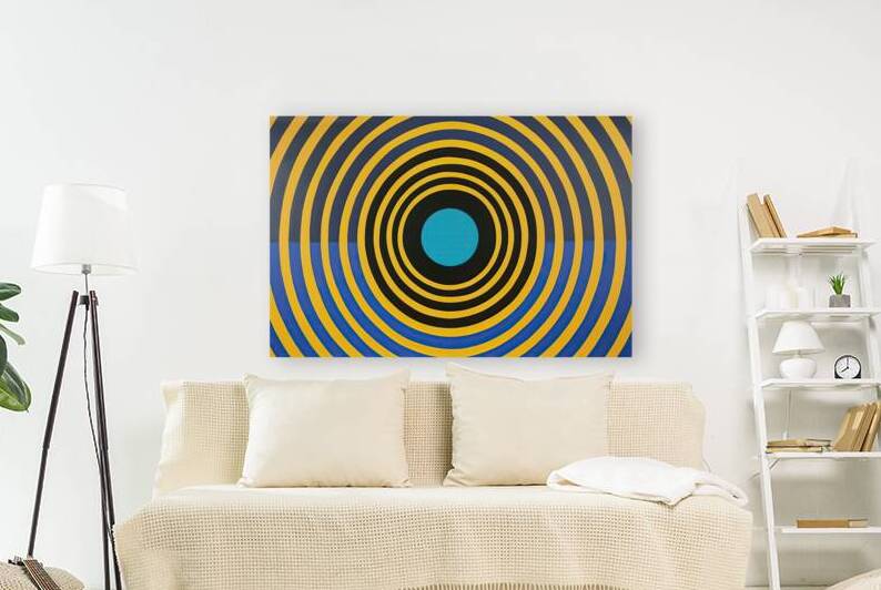 Azure Pulse Within Rings H29N3Z 48 by Abstract Rebellion