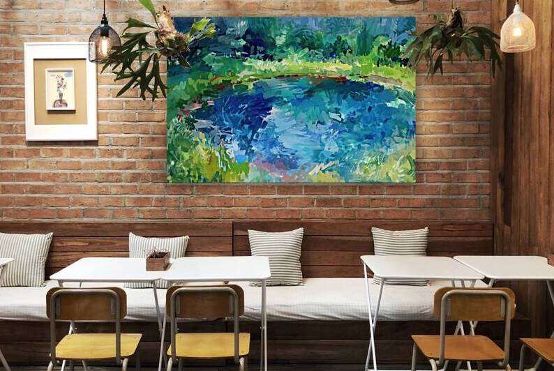 Azure Reflections NZ92D3 50 by Abstract Rebellion
