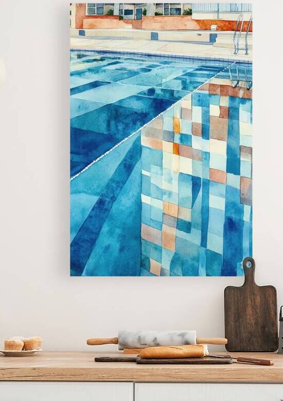 Azure Reflections Poolside 7H3N2P 65 by Abstract Rebellion