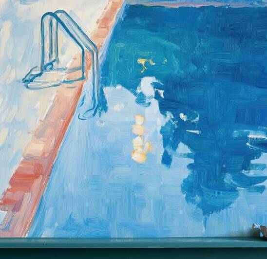 Azure Reflections Poolside 7H3N2P 47 by Abstract Rebellion