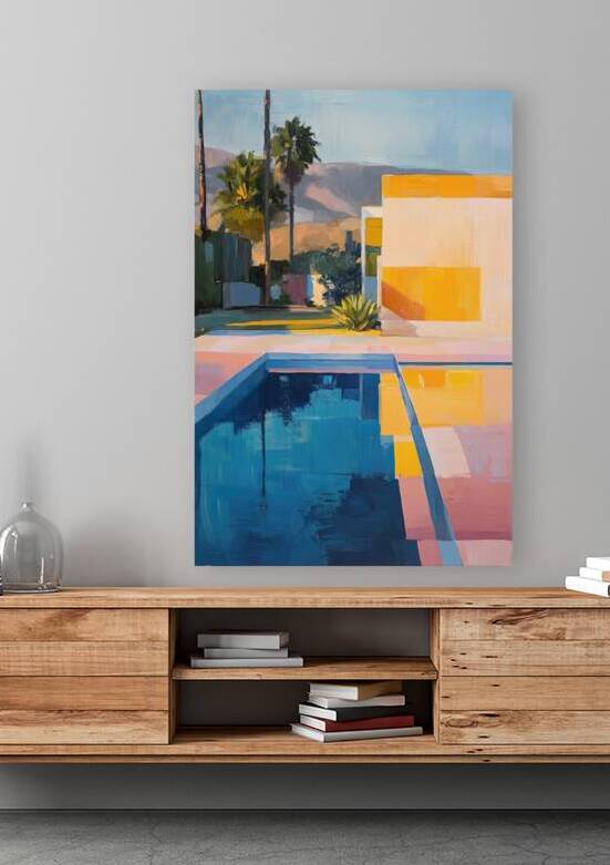 Azure Reflections Poolside 29HBNV 60 by Abstract Rebellion