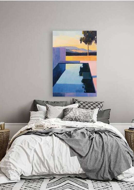 Azure Reflections Poolside 7P3H9N 55 by Abstract Rebellion
