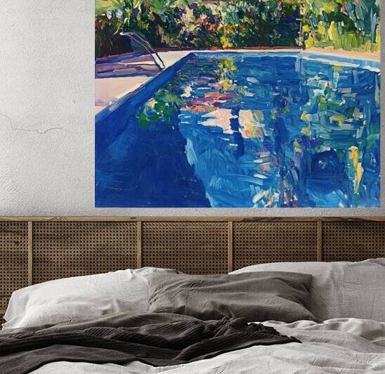 Azure Reflections Poolside 7P3HN9 55 by Abstract Rebellion