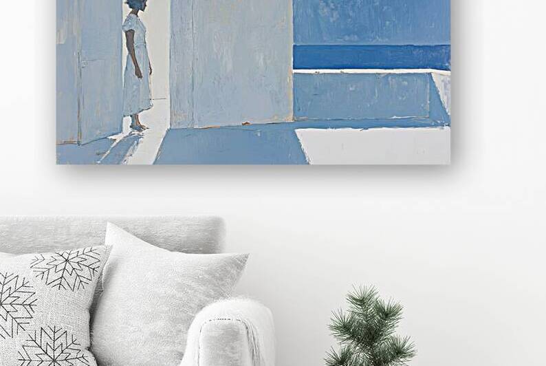 Azure Reverie By The Sea H2N9P4 57 by Abstract Rebellion