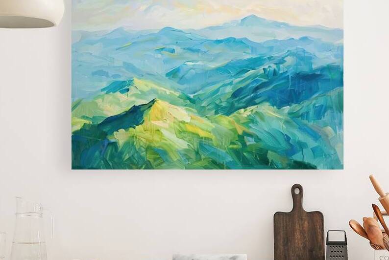 Azure Ridges Dawn H39N2J 50 by Abstract Rebellion