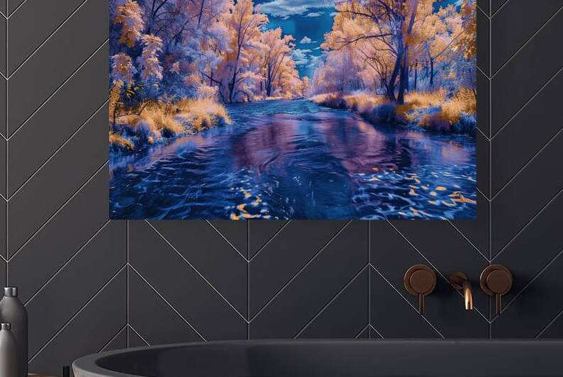 Azure River Reverie H3N2P9 57 by Abstract Rebellion