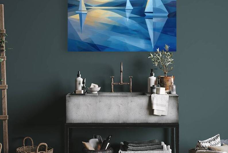 Azure Sails Twilight H9P4N 58 by Abstract Rebellion