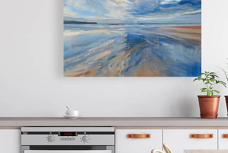 Azure Seascape Glow 2Y9CHJ 55 by Abstract Rebellion