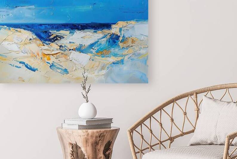 Azure Seascape Study H92P3Z 50 by Abstract Rebellion