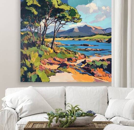 Azure Shoreline Embrace 5H9N2Z 53 by Abstract Rebellion