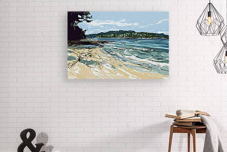 Azure Shoreline Embrace H92N3Z 55 by Abstract Rebellion