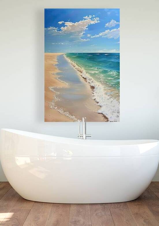 Azure Shoreline Embrace H29N3Z 55 by Abstract Rebellion