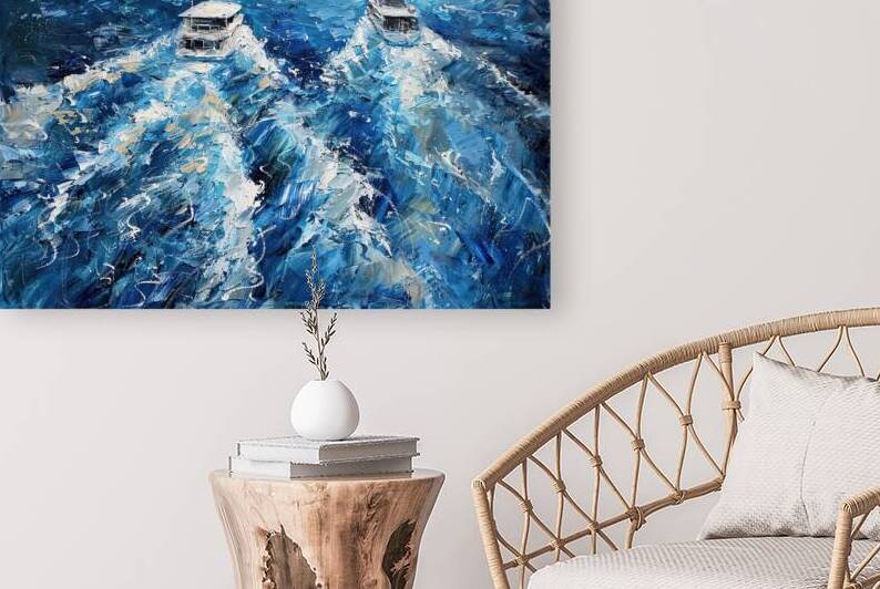 Azure Turbulence 2Y9HBC 63 by Abstract Rebellion